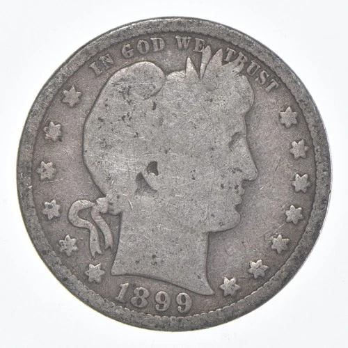 1899-S Barber Quarter Average Circ