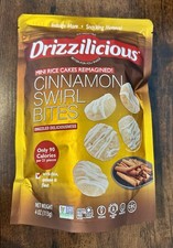 Drizzilicious Mini Rice Cakes Cinnamon Swirl Bites 113g Bag USA Import