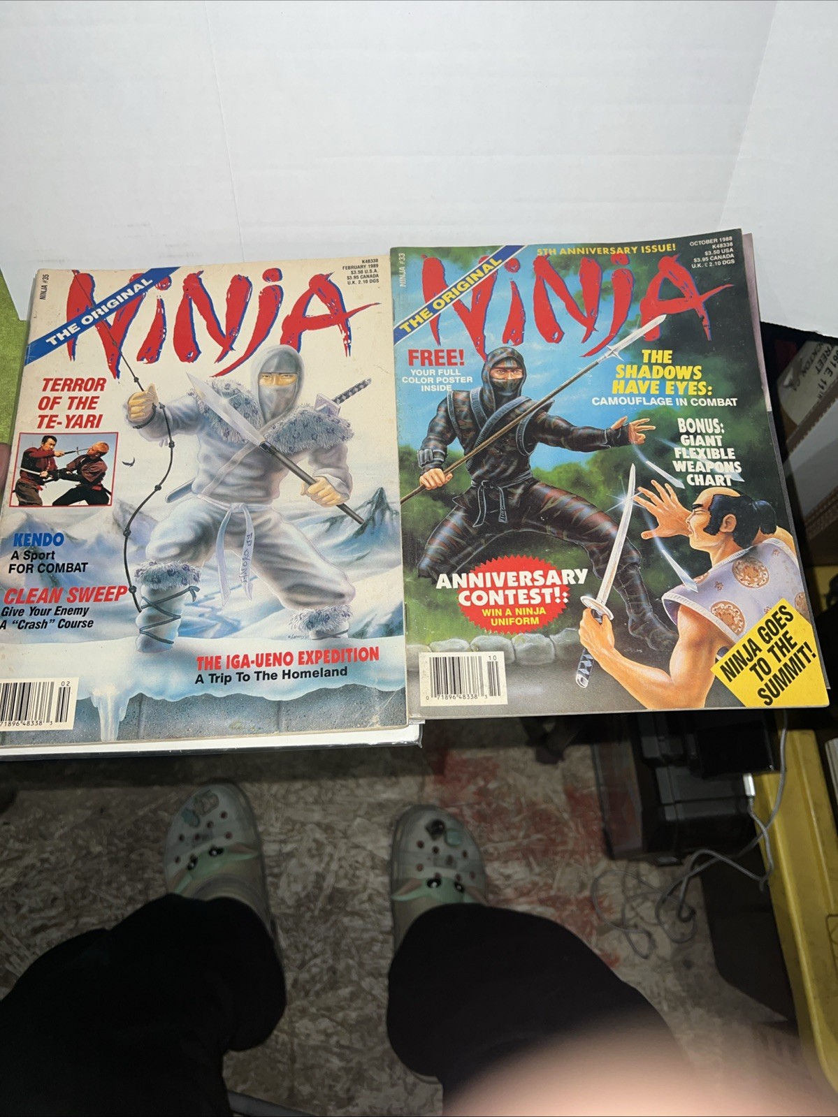 Ninja Magazines Number 33 And 35 Lot of 2 With Magazines