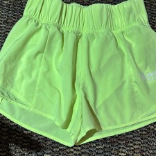 Girls Justice Bright Lime Green Sports Shorts size L 12/14