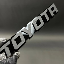 1pc Toyota Black 3d Acrylic Badge - Car Truck Emblem Fender Sticker 1pc Toyota Black 3d Acrylic Badge - Car Truck Emblem Fender Sticker