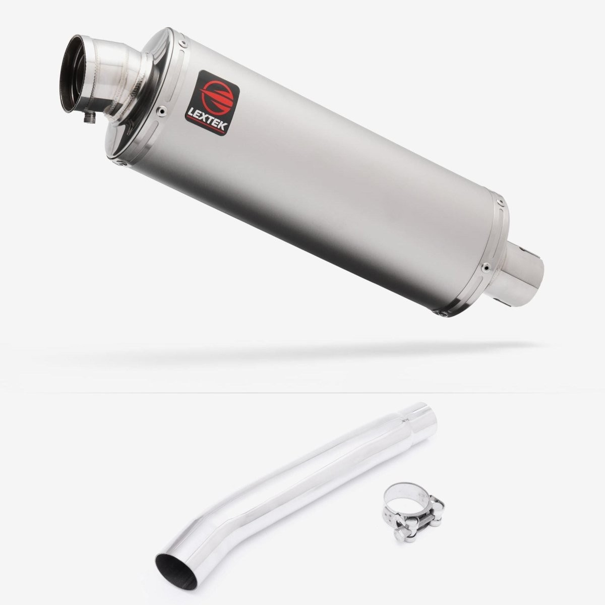 Lextek Stainless Steel OP1 Matt 350mm Exhaust with Link Pipe Easy to Replace