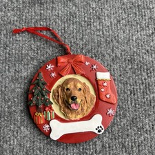 E  S Pets Christmas Ornament Golden Retriever Dog Can Be Personalized New