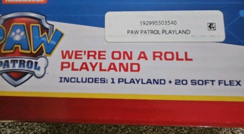 Paw Patrol Kid's Fun Ball Toss Roof Playland 20 Soft Flex Balls New - Picture 6 of 7