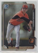 2015 Bowman Chrome Prospects Refractor 87/499 Hunter Harvey #BCP26 2f9