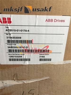 1PCS NEW ABB Frequency Converter Inverter ACS510-01-017A-4 7.5KW