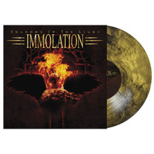 Immolation 'Shadows In The Light' Transparent Yellow Black Marbled Vinyl NEW