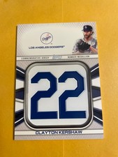 Clayton Kershaw 2022 Topps Series1 Jersey Number Medallion Commemorative #JNM-CK