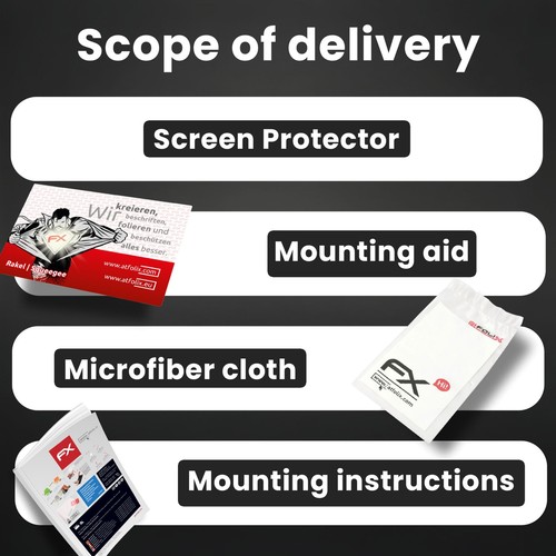 Bruni 2x Protective Film for Fujitsu Stylistic M532 Screen Protector - Picture 8 of 8