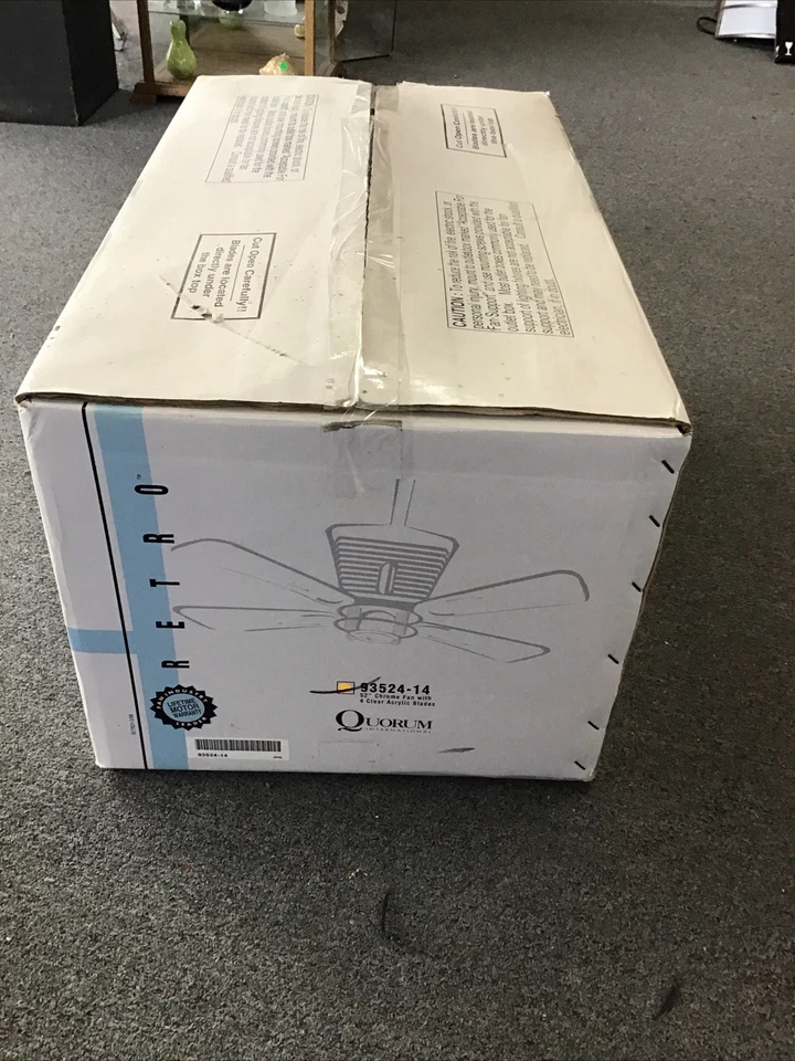 Ventilador de techo Quorum International Harley Davidson #93525-14 luz y control de pared Foto 3 de 4