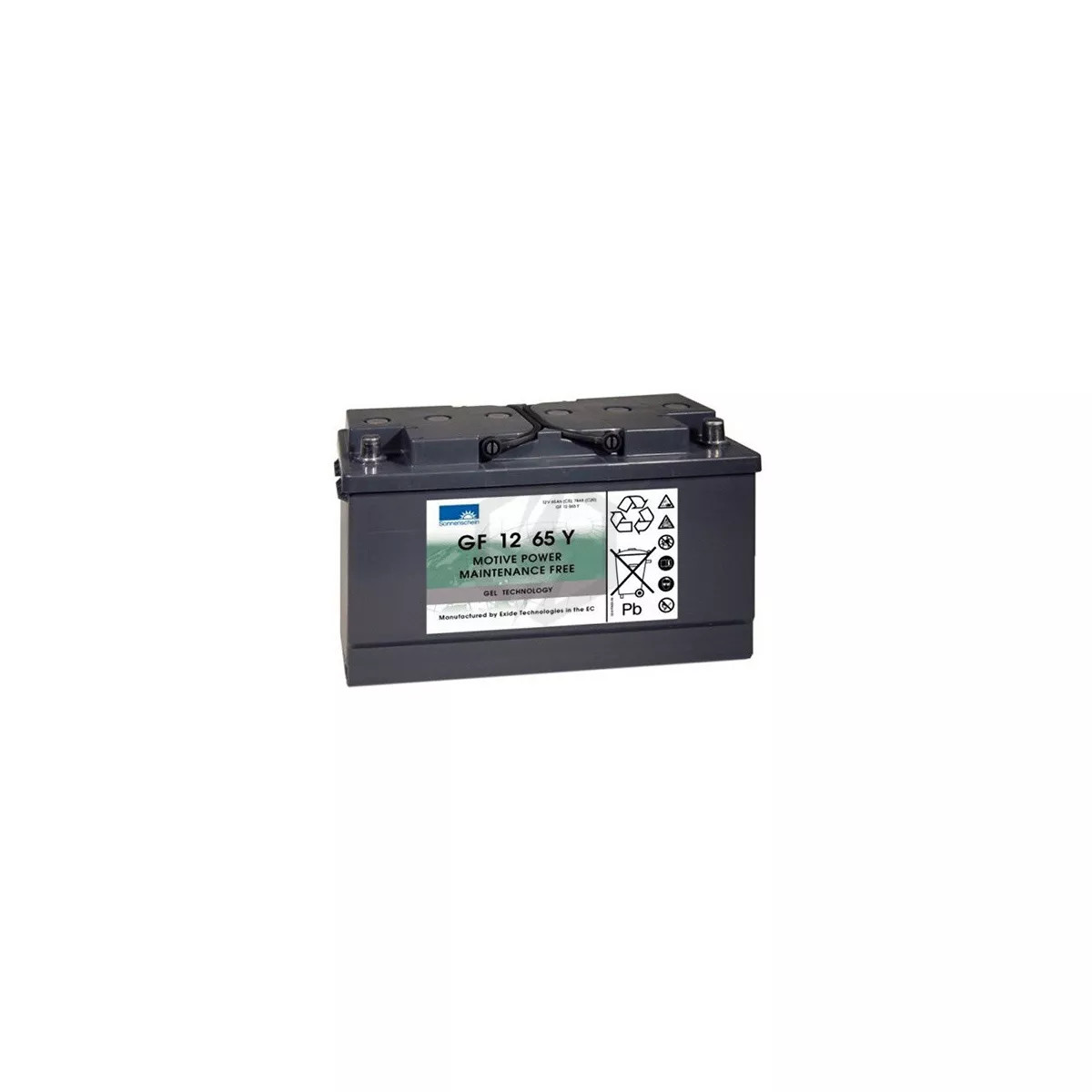 Batterie GNB Sonnenschein 12V 65Ah au gel plomb étanche pour décharge lente