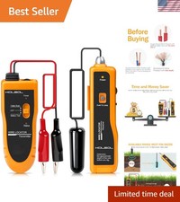 Yellow Underground Wire Locator with Earphone   Accurate Cable Tracer Solutions