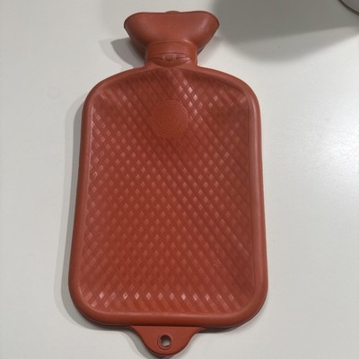 Vtg Davol Quality Comfy Water Bottle 2 Qt Capacity Rubber Red No. 10 Used No Box