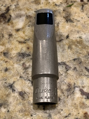 #ad Dukoff Super Power Chamber D8 Alto Saxophone Silverite Metal Mouthpiece. Nice $698.00
