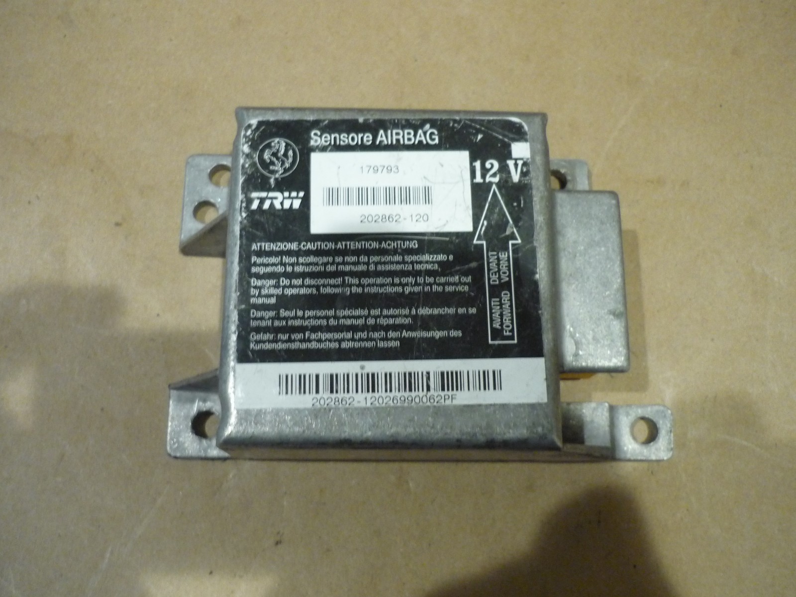 Ferrari 360 - SRS Control Unit /ECU - P/N 179793