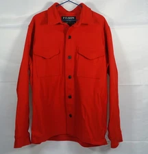 FILSON WOOL JAC-SHIRT COAT SZ-M RED NEW WITH TAG JACKET