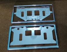 Oem Honda Jdm License Plate Frame Front And Rear V3 Model Chrome Oem Honda Jdm License Plate Frame Front And Rear V3 Model Chrome