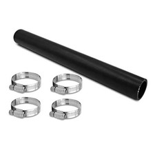 1" Gasoline Fuel Filler Neck Hose with 4 Clamps - 15 7/8" Length 1" ID Straight