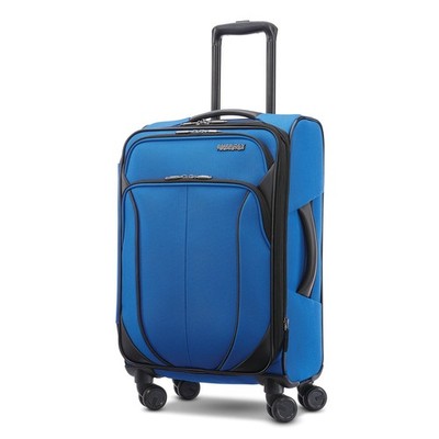American Tourister 4 KIX 2.0 Expandable Softside 20 SPINNER, Classic Blue 
