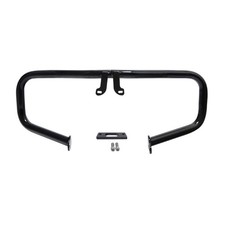 Engine Guard Crash Bar Black Iron Protective Skid Plate