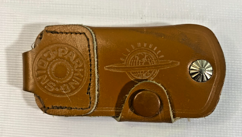 VINTAGE Oldsmobile Dealership Leather Key Holder - Englewood, CO - COOL!