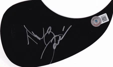 TIM MCGRAW and FAITH HILL dual signed Acoustic pick guard BECKETT BAS AD43111