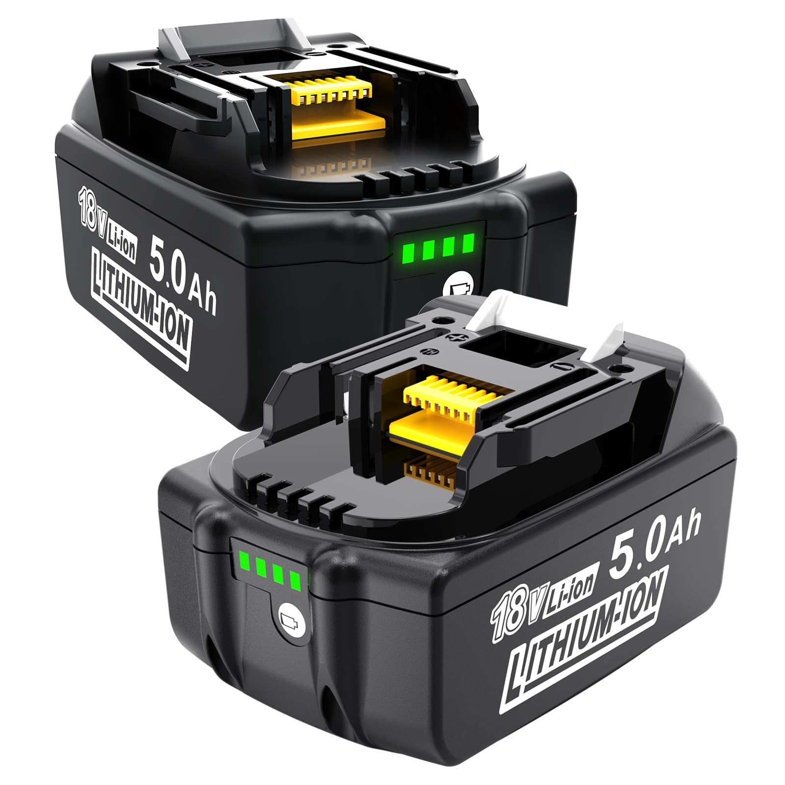 Batteria Ricambio Makita 18V 6Ah | Set 2 Pezzi Li-ion Alta Efficienza