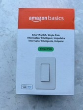 Amazon Basics Smart Light Switch, Single Pole...