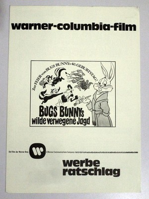 Bugs Bunnys wilde verwegene Jagd - Mel Blanc - Joan Gerber - Werberatschlag