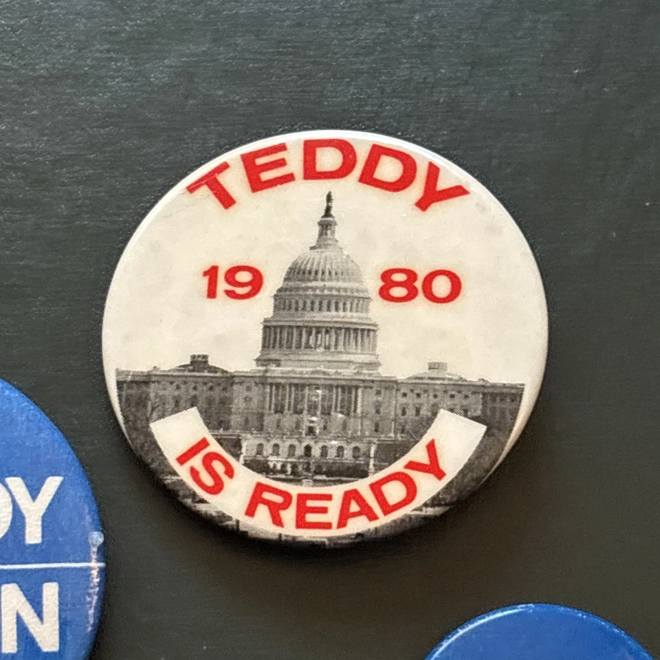10 Different 1980 Senator Ted Kennedy for President Buttons Collector Set EMK - Image 3 of 4