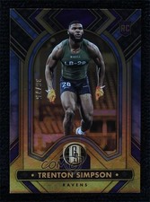 2023 Panini Gold Standard Rookies Platinum 36/75 Trenton Simpson #187 1z6