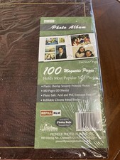 Pioneer 3 Ring Photo Album LM-100/NB Leather Magnetic Self-Adhesive Album