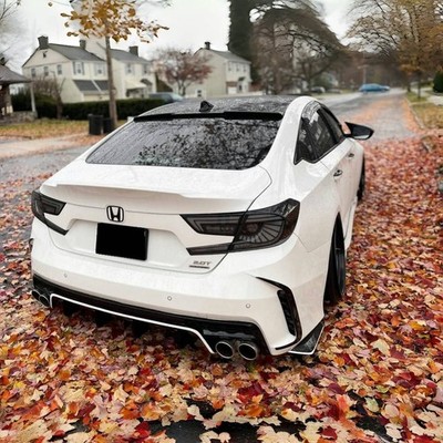 Smoked LED Tail Lights For 2018-2022 10th Gen Honda Accord Sedan Rear Light Pair