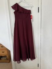JJS House Bridesmaid Dress Claret Size 12.  New with Tags. Never Worn.