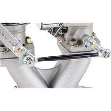 Black Aluminum 3/16 10-32 Throttle Linkage Swedged Tube, 16 Inch