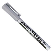 Silver Metallic Paint Marker Pen Extra Fine Artline 999XF  0.8mm