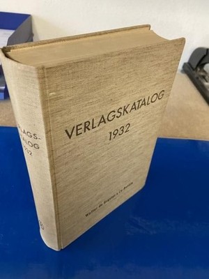 Katalog 1749 - 1932 De Gruyter Verlag (Hrsg.):