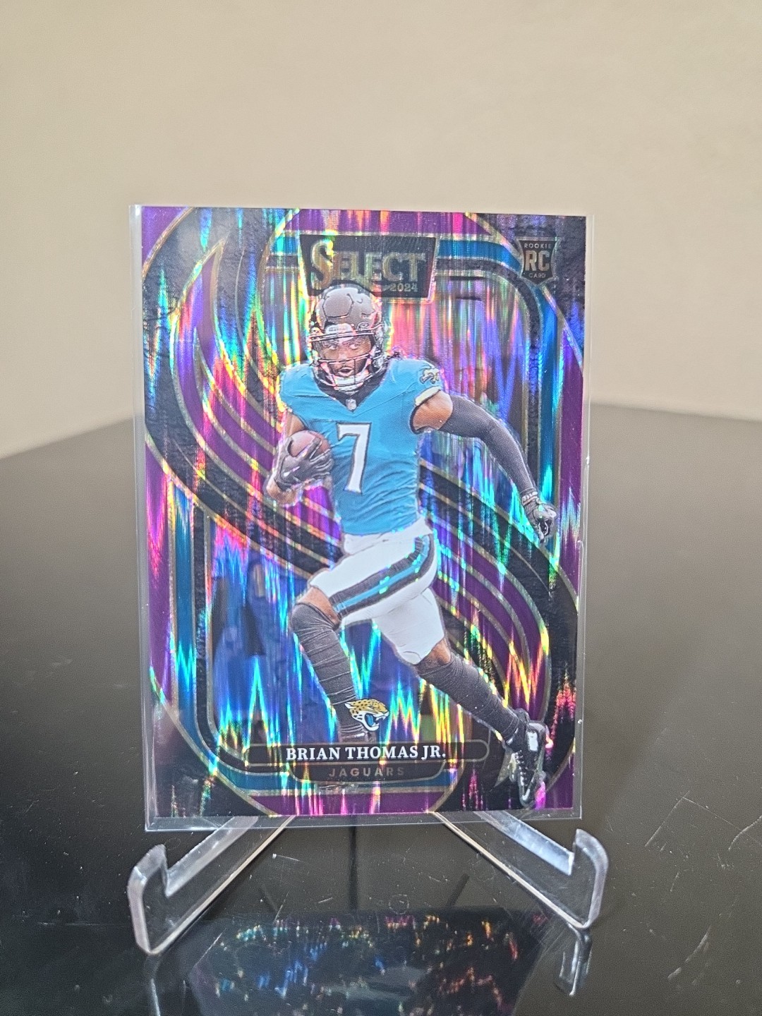 2024 Panini Select - Premier Level Brian Thomas Jr. #143 Purple Shock Prizm /360