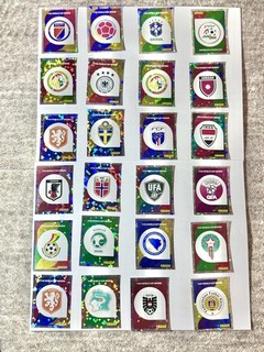 Panini FIFA World Cup 26’ Sticker Lot Country Team Crests Set 24 Team/Stickers