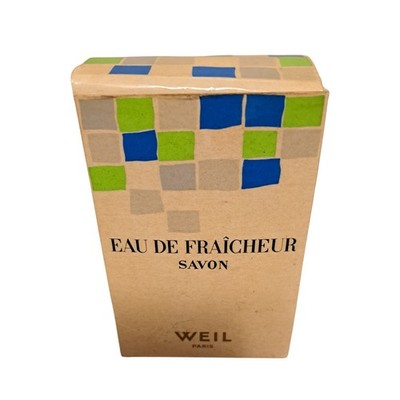 WEIL Paris Eau de Fraicheur Savon 120 G Bar Soap Original Box Made in France