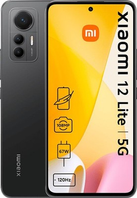 Xiaomi 12 lite Dual Sim 8GB RAM +128GB Schwarz Android 13 6,55 Zoll 5G Handy