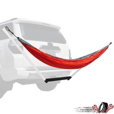 Vehicle Mounted Camping Hammock Stand For All 2" Receiver Hitch up to 114"