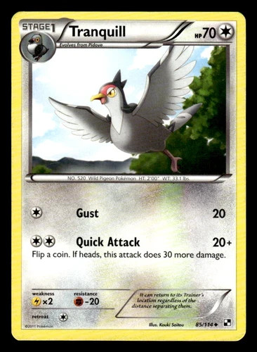 Pokemon TCG Black & White Base /114 Complete Your Set You Pick