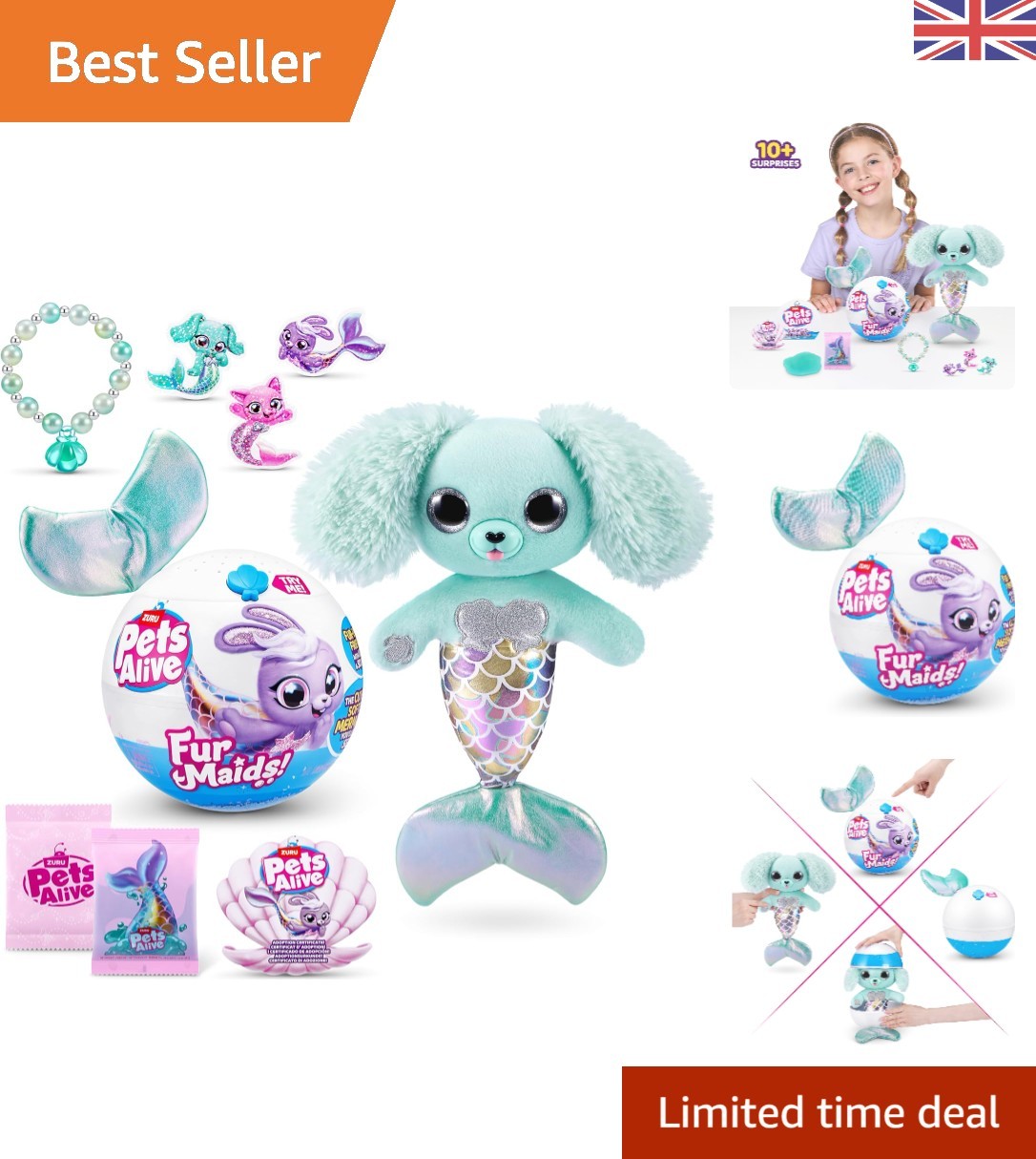 Furmaids by Zuru: Discover the Interactive Mermaid Plush Toy with 10 Surprises!