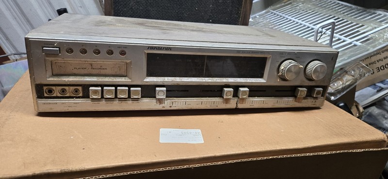 Vintage retro sound design stereo and speaker