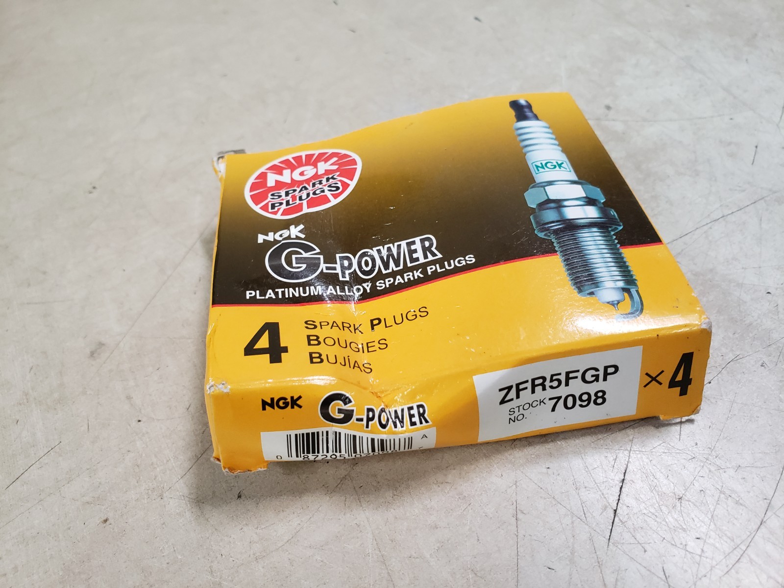 NGK Spark Plugs 7098 ZFR5FGP 14mm Copper Core Platinum 4 Pack