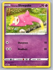 Galarian Slowpoke 054/198 Chilling Reign Pokemon TCG Psychic Basic Dopey Pokemon