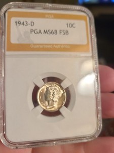 1943-D Mercury Dime PGA See Photos For Grade