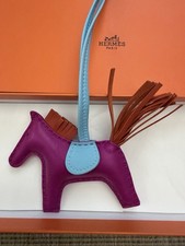 Authentic Hermes PM Milo Lambskin Rodeo Bag Charm