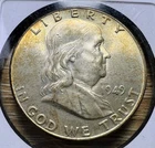 1949-P Franklin Half Dollar - Actual Coin Shown - Free Ship - 90% Silver INV#614